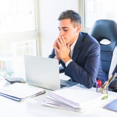 perder un trabajo que hacer