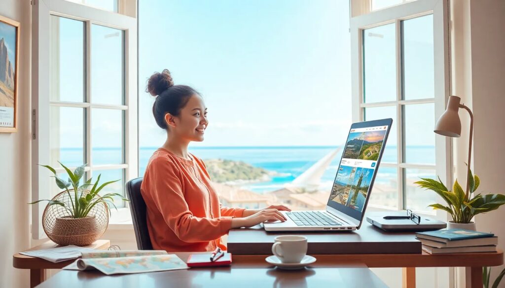 venta de servicios de planificacion de viajes online