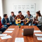Venta de servicios de consultoría en música