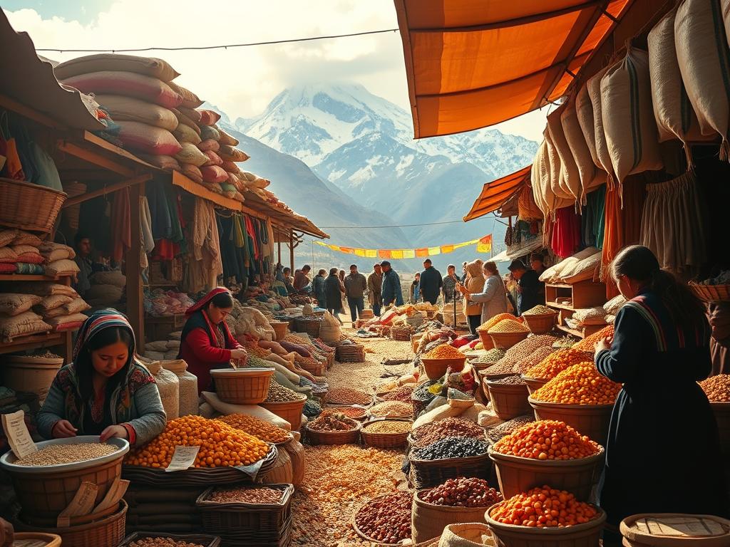 Venta de quinoa y productos andinos en Amazon