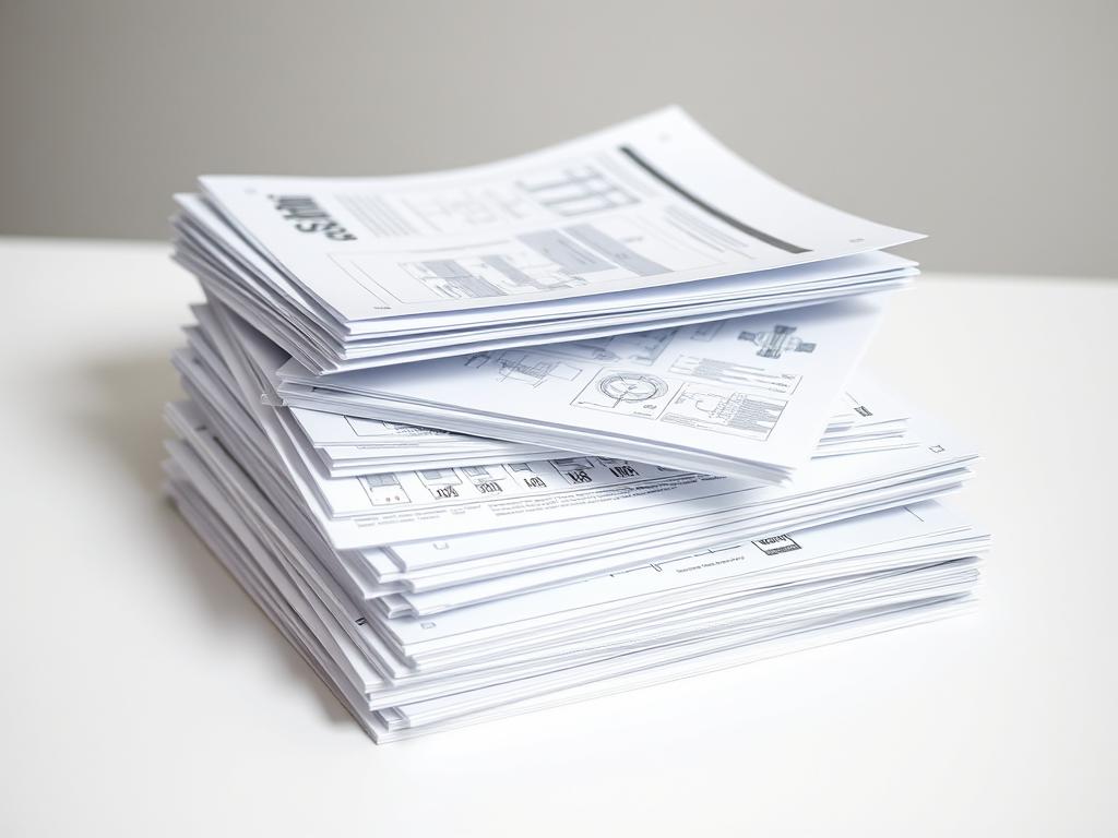 A well-organized stack of technical documents, neatly arranged on a minimalist desk. The papers have a crisp, professional appearance, with technical diagrams, engineering schematics, and detailed specifications visible. The lighting is soft and diffused, creating a calm, focused atmosphere. The camera angle is slightly elevated, capturing the documents from an authoritative, bird's-eye view. The background is a neutral, uncluttered space, allowing the technical materials to take center stage. This image conveys the essence of the "Tipos de documentos técnicos que cubrimos" section, showcasing the breadth and depth of the technical documents that are the focus of the article on "Traducción técnica inglés-español." A well-organized stack of technical documents, neatly arranged on a minimalist desk. The papers have a crisp, professional appearance, with technical diagrams, engineering schematics, and detailed specifications visible. The lighting is soft and diffused, creating a calm, focused atmosphere. The camera angle is slightly elevated, capturing the documents from an authoritative, bird's-eye view. The background is a neutral, uncluttered space, allowing the technical materials to take center stage. This image conveys the essence of the "Tipos de documentos técnicos que cubrimos" section, showcasing the breadth and depth of the technical documents that are the focus of the article on "Traducción técnica inglés-español."
