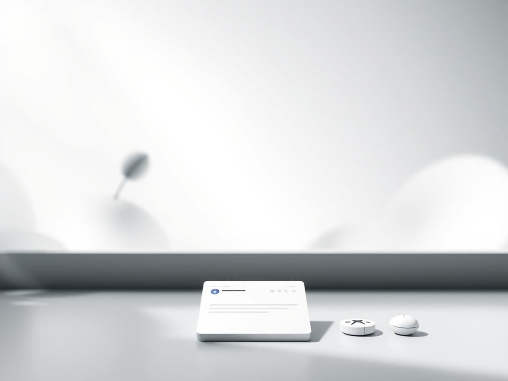 A modern, minimalist user interface for a chatbot platform. A clean, monochromatic layout with crisp, geometric shapes and subtle gradients. Sleek, responsive controls and intuitive navigation elements in the foreground, surrounded by a serene, abstract background featuring soft, blurred shapes and gentle lighting. The overall impression is one of efficiency, simplicity, and technological sophistication, perfectly suited to showcase the capabilities of an enterprise chatbot solution. A modern, minimalist user interface for a chatbot platform. A clean, monochromatic layout with crisp, geometric shapes and subtle gradients. Sleek, responsive controls and intuitive navigation elements in the foreground, surrounded by a serene, abstract background featuring soft, blurred shapes and gentle lighting. The overall impression is one of efficiency, simplicity, and technological sophistication, perfectly suited to showcase the capabilities of an enterprise chatbot solution.