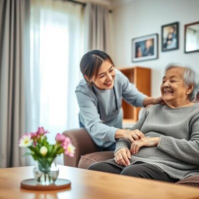 Cuidado de ancianos via Cuideo